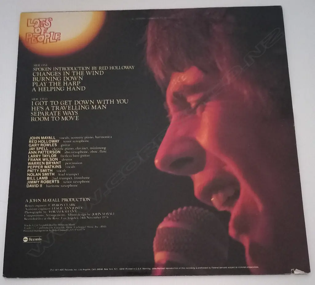 John Mayall, Lots Of People Image 1++
